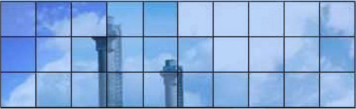ADMLC image of mosaic sky