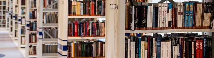 image of library filled with books