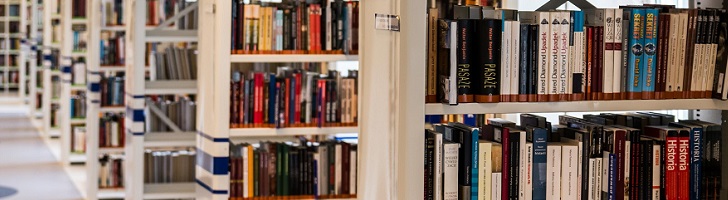 image of library filled with books