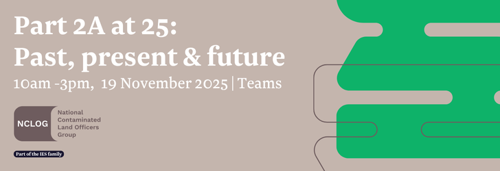Banner with text "Part 2 at 25: Past, Present & future, 10am-3pm, 19 November 2025, on Teams with NCLOG Logo
