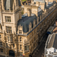 Photograph of Cambridge city from above