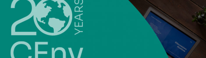Banner saying 20 years of CEnv