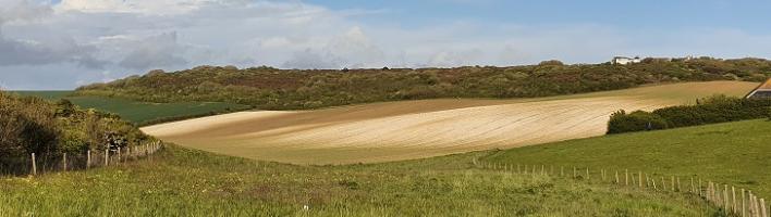 photo of agricultural degradation of soils on the South Downs by Robert Earl CEnv