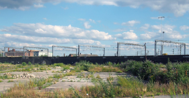 a brownfield site in Leeds