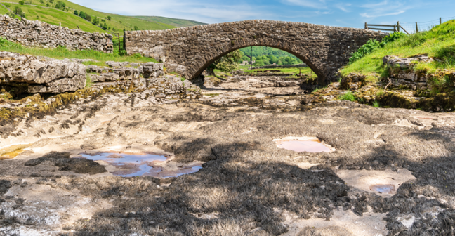 UK river experiencing drought