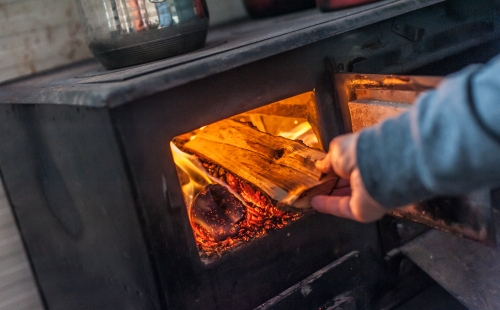 Wood burning stove
