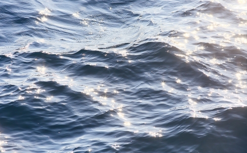 Photo of sparkling rippled water
