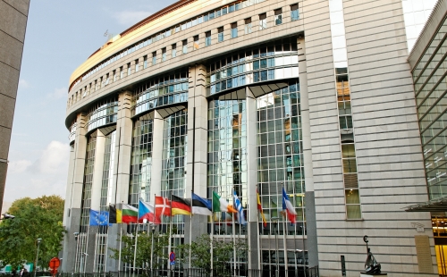EU Parliament building in Brussells