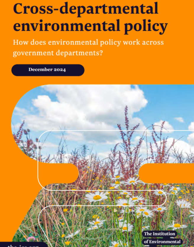 Cover of crossdepartmental environmental policy briefing
