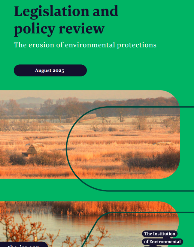 Cover of legislation and policy review