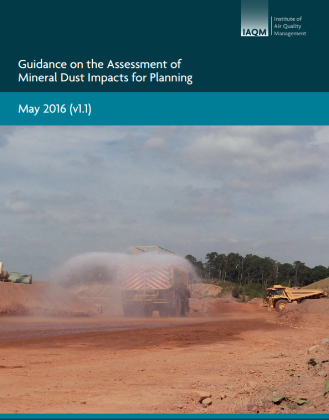 Cover of Guidance for Mineral Dust Impacts