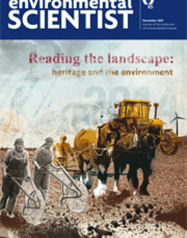 Cover of Reading the landscape Environmental Scientist Journal