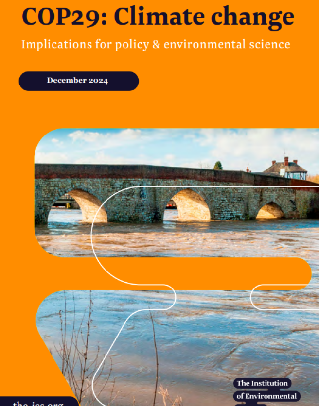 Cover of COP29 briefing