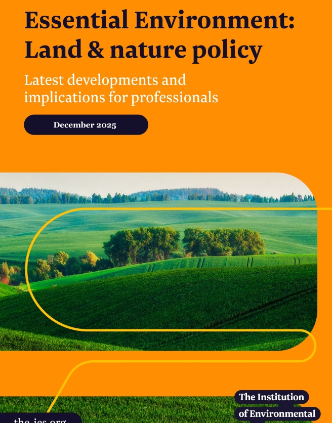 Cover from Land Horizon Scanning 2025