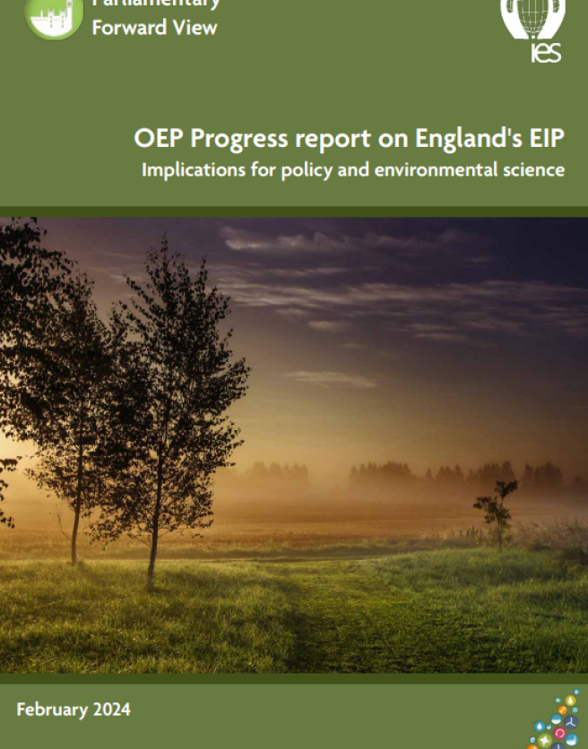 Cover of briefing on OEP Progress Report 2024
