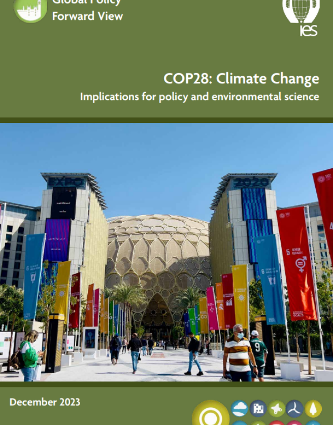 Cover of COP28 briefing