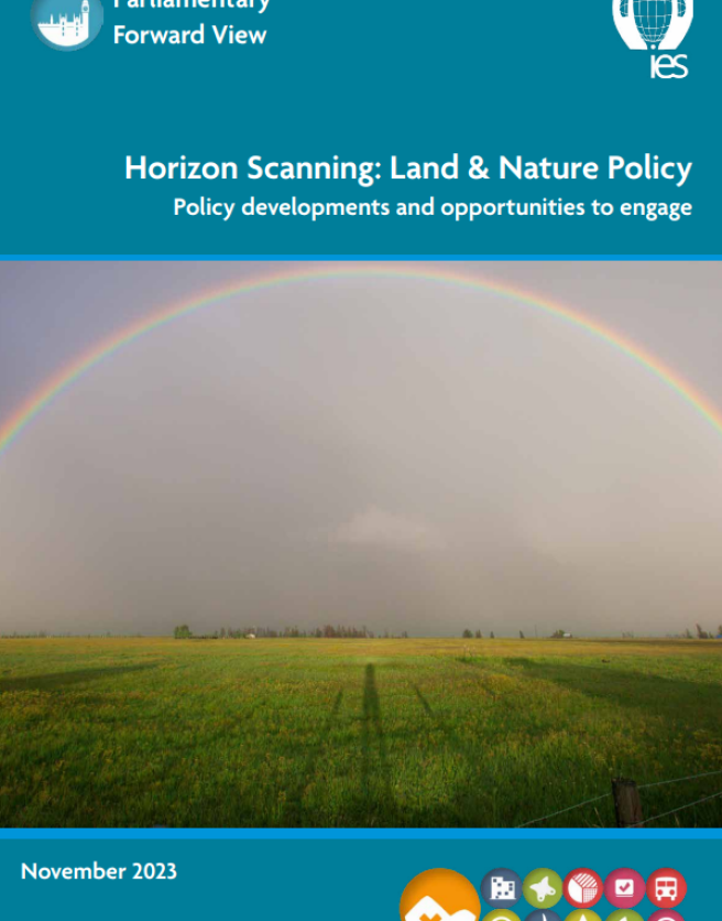 Cover of Horizon Scanning Land and Nature 2023