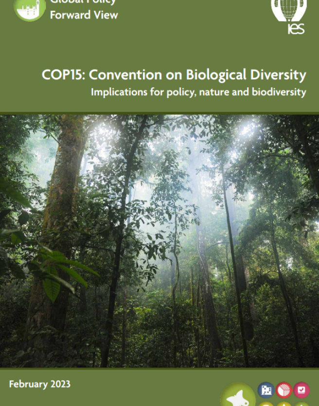 Cover of COP15 briefing