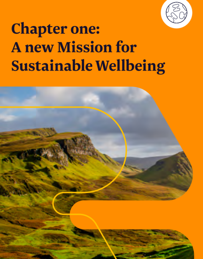 Cover of sustainability chapter in our shared mission