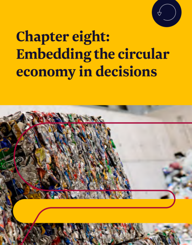 Cover of circular economy chapter of our shared mission