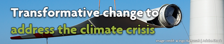 Transformative change to address the climate crisis