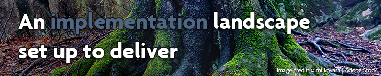 An implementation landscape set up to deliver