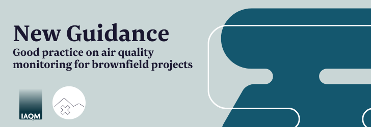 New Guidance: Good practice on air quality monitoring for brownfield projects