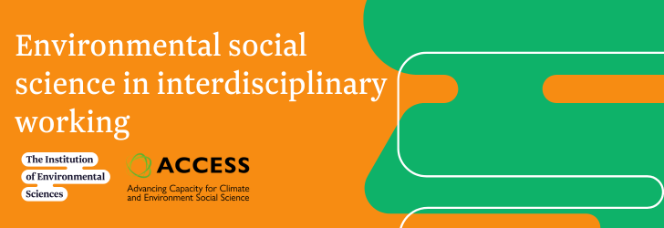 Environmental social science in interdisciplinary working, with IES and ACCESS logos
